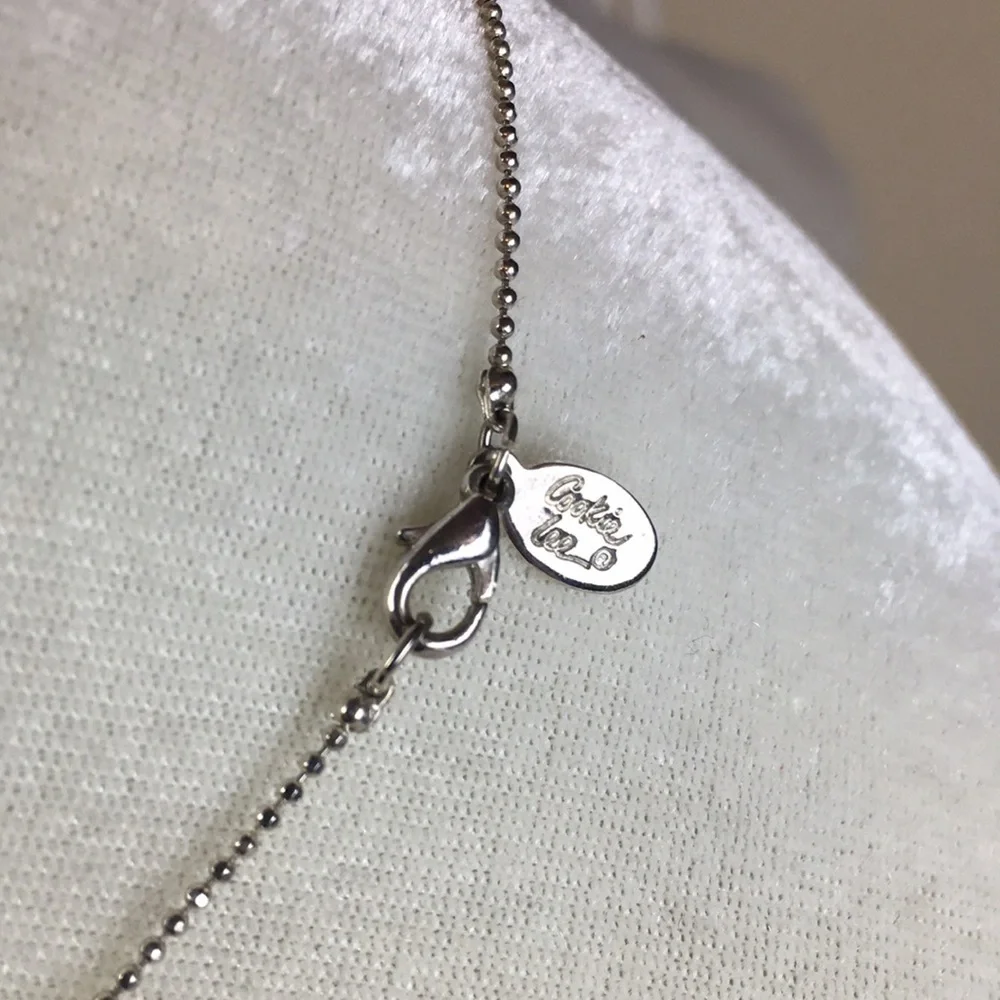 Cookie Lee Silver necklace Bee Flower Heart